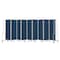 National Public Seating Room Divider, 6' Height, 9 Sections, Blue Panels and Grey Frame RDG6-9PT04 - alternate 5